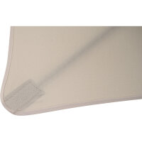 City Mittelstockschirm anthrazit/natur 140cm x 210cm Gestell Stahl anthrazit, Bezug 100% Polyester, 160g/m² natur, Lichtschutzfaktor UPF 50+