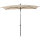 City Mittelstockschirm anthrazit/natur 140cm x 210cm Gestell Stahl anthrazit, Bezug 100% Polyester, 160g/m² natur, Lichtschutzfaktor UPF 50+