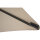 City Mittelstockschirm anthrazit/natur 140cm x 210cm Gestell Stahl anthrazit, Bezug 100% Polyester, 160g/m² natur, Lichtschutzfaktor UPF 50+