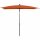 City Mittelstockschirm anthrazit/terracotta 140cm x 210cm Gestell Stahl anthrazit, Bezug 100% Polyester, 160g/m² terracotta, Lichtschutzfaktor UPF 50+