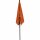 City Mittelstockschirm anthrazit/terracotta 140cm x 210cm Gestell Stahl anthrazit, Bezug 100% Polyester, 160g/m² terracotta, Lichtschutzfaktor UPF 50+
