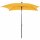City Mittelstockschirm anthrazit/gelb 180cm x 180cm Gestell Stahl anthrazit, Bezug 100% Polyester, 160g/m² gelb, Lichtschutzfaktor UPF 50+