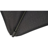 City Mittelstockschirm anthrazit/grau 180cm x 180cm Gestell Stahl anthrazit, Bezug 100% Polyester, 160g/m² grau, Lichtschutzfaktor UPF 50+