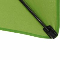 City Mittelstockschirm anthrazit/grün 180cm x 180cm Gestell Stahl anthrazit, Bezug 100% Polyester, 160g/m² grün, Lichtschutzfaktor UPF 50+