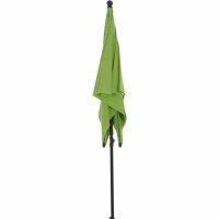 City Mittelstockschirm anthrazit/grün 180cm x 180cm Gestell Stahl anthrazit, Bezug 100% Polyester, 160g/m² grün, Lichtschutzfaktor UPF 50+