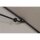 City Mittelstockschirm anthrazit/natur 180cm x 180cm Gestell Stahl anthrazit, Bezug 100% Polyester, 160g/m² natur, Lichtschutzfaktor UPF 50+