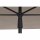 City Mittelstockschirm anthrazit/natur 180cm x 180cm Gestell Stahl anthrazit, Bezug 100% Polyester, 160g/m² natur, Lichtschutzfaktor UPF 50+