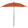 City Mittelstockschirm anthrazit/terracotta 180cm x 180cm Gestell Stahl anthrazit, Bezug 100% Polyester, 160g/m² terracotta, Lichtschutzfaktor UPF 50+