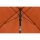 City Mittelstockschirm anthrazit/terracotta 180cm x 180cm Gestell Stahl anthrazit, Bezug 100% Polyester, 160g/m² terracotta, Lichtschutzfaktor UPF 50+