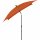 City Mittelstockschirm anthrazit/terracotta 180cm x 180cm Gestell Stahl anthrazit, Bezug 100% Polyester, 160g/m² terracotta, Lichtschutzfaktor UPF 50+