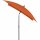 City Mittelstockschirm anthrazit/terracotta 180cm x 180cm Gestell Stahl anthrazit, Bezug 100% Polyester, 160g/m² terracotta, Lichtschutzfaktor UPF 50+