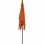 City Mittelstockschirm anthrazit/terracotta 180cm x 180cm Gestell Stahl anthrazit, Bezug 100% Polyester, 160g/m² terracotta, Lichtschutzfaktor UPF 50+