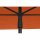 City Mittelstockschirm anthrazit/terracotta 180cm x 180cm Gestell Stahl anthrazit, Bezug 100% Polyester, 160g/m² terracotta, Lichtschutzfaktor UPF 50+