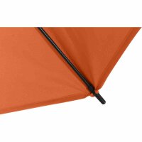 City Mittelstockschirm anthrazit/terracotta Ø180cm Gestell Stahl anthrazit, Bezug 100% Polyester, 160g/m² terracotta, Lichtschutzfaktor UPF 50+