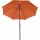 City Mittelstockschirm anthrazit/terracotta Ø180cm Gestell Stahl anthrazit, Bezug 100% Polyester, 160g/m² terracotta, Lichtschutzfaktor UPF 50+
