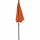 City Mittelstockschirm anthrazit/terracotta Ø180cm Gestell Stahl anthrazit, Bezug 100% Polyester, 160g/m² terracotta, Lichtschutzfaktor UPF 50+