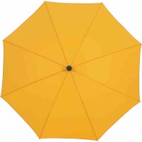City Mittelstockschirm anthrazit/gelb Ø180cm Gestell Stahl anthrazit, Bezug 100% Polyester, 160g/m² gelb, Lichtschutzfaktor UPF 50+