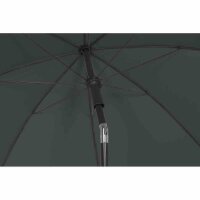 City Mittelstockschirm anthrazit/grau Ø180cm Gestell Stahl anthrazit, Bezug 100% Polyester, 160g/m² grau, Lichtschutzfaktor UPF 50+