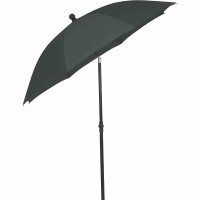 City Mittelstockschirm anthrazit/grau Ø180cm Gestell Stahl anthrazit, Bezug 100% Polyester, 160g/m² grau, Lichtschutzfaktor UPF 50+