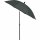 City Mittelstockschirm anthrazit/grau Ø180cm Gestell Stahl anthrazit, Bezug 100% Polyester, 160g/m² grau, Lichtschutzfaktor UPF 50+