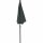 City Mittelstockschirm anthrazit/grau Ø180cm Gestell Stahl anthrazit, Bezug 100% Polyester, 160g/m² grau, Lichtschutzfaktor UPF 50+