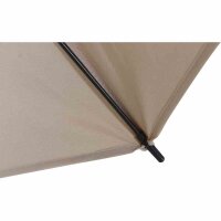 City Mittelstockschirm anthrazit/natur Ø180cm Gestell Stahl anthrazit, Bezug 100% Polyester, 160g/m² natur, Lichtschutzfaktor UPF 50+