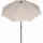 City Mittelstockschirm anthrazit/natur Ø180cm Gestell Stahl anthrazit, Bezug 100% Polyester, 160g/m² natur, Lichtschutzfaktor UPF 50+