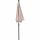 City Mittelstockschirm anthrazit/natur Ø180cm Gestell Stahl anthrazit, Bezug 100% Polyester, 160g/m² natur, Lichtschutzfaktor UPF 50+