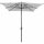 Isa Mittelstockschirm anthrazit/stone 200cm x 300cm Gestell Aluminium anthrazit, Streben Stahl, Bezug 100% Polyester, 180g/m² stone, UPF 50+