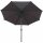 Isa Mittelstockschirm anthrazit/anthrazit Ø300cm Gestell Aluminium anthrazit, Streben Stahl, Bezug 100% Polyester, 180g/m² anthrazit, UPF 50+