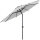 Isa Mittelstockschirm anthrazit/stone Ø300cm Gestell Aluminium anthrazit, Streben Stahl, Bezug 100% Polyester, 180g/m² stone, UPF 50+