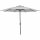 Isa Mittelstockschirm anthrazit/stone Ø300cm Gestell Aluminium anthrazit, Streben Stahl, Bezug 100% Polyester, 180g/m² stone, UPF 50+