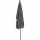 Tropico Mittelstockschirm anthrazit/grau 210cm x 140cm Gestell Stahl anthrazit, Bezug 100% Polyester, 180g/m² in grau, Lichtschutzfaktor UPF 50+