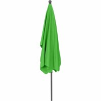 Tropico Mittelstockschirm anthrazit/limette 210cm x 140cm Gestell Stahl anthrazit, Bezug 100% Polyester, 180g/m² in limette, Lichtschutzfaktor UPF 50+