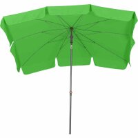 Tropico Mittelstockschirm anthrazit/limette 210cm x 140cm Gestell Stahl anthrazit, Bezug 100% Polyester, 180g/m² in limette, Lichtschutzfaktor UPF 50+