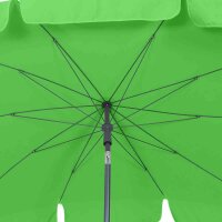 Tropico Mittelstockschirm anthrazit/limette 210cm x 140cm Gestell Stahl anthrazit, Bezug 100% Polyester, 180g/m² in limette, Lichtschutzfaktor UPF 50+