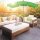 Tropico Mittelstockschirm anthrazit/limette 210cm x 140cm Gestell Stahl anthrazit, Bezug 100% Polyester, 180g/m² in limette, Lichtschutzfaktor UPF 50+