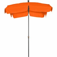 Tropico Mittelstockschirm anthrazit/terracotta 210cm x 140cm Gestell Stahl anthrazit, Bezug 100% Polyester, 180g/m² in terracotta, Lichtschutzfaktor UPF 50+