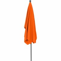 Tropico Mittelstockschirm anthrazit/terracotta 210cm x 140cm Gestell Stahl anthrazit, Bezug 100% Polyester, 180g/m² in terracotta, Lichtschutzfaktor UPF 50+