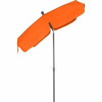 Tropico Mittelstockschirm anthrazit/terracotta 210cm x 140cm Gestell Stahl anthrazit, Bezug 100% Polyester, 180g/m² in terracotta, Lichtschutzfaktor UPF 50+