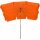 Tropico Mittelstockschirm anthrazit/terracotta 210cm x 140cm Gestell Stahl anthrazit, Bezug 100% Polyester, 180g/m² in terracotta, Lichtschutzfaktor UPF 50+
