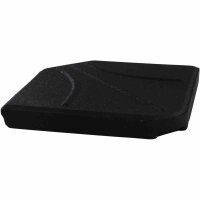 Quadro Wegeplatte 25 kg Beton schwarz gefärbt, mit Handmulde