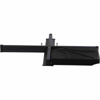 Quadro Wegeplatte 25 kg Beton schwarz gefärbt, mit Handmulde