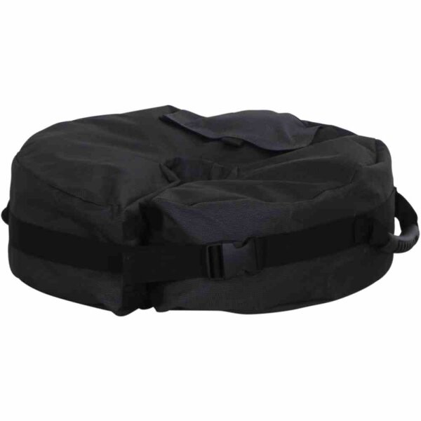 Sandsack für Schirmständer (bis 40kg füllbar) 300*600D anthrazit, mit Klett und Schnalle, mit Sand zu befüllen