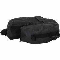 Sandsack für Schirmständer (bis 40kg füllbar) 300*600D anthrazit, mit Klett und Schnalle, mit Sand zu befüllen