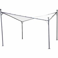 Berlino Pavillon 400cm x 400cm Gestellaus Stahl,...