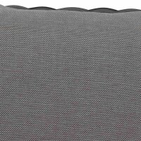 Corido 2er Bank charcoal grey Alu, Geflecht, inkl. Kissen