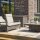 Corido 2er Bank charcoal grey Alu, Geflecht, inkl. Kissen