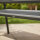 Tesoro Bank, matt-anthrazit Alu, Textil, Teak