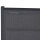Tesoro Bank, matt-anthrazit Alu, Textil, Teak
